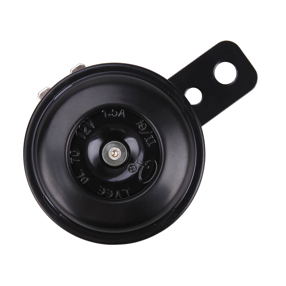 12V Loud 115dB Scooter Horn Black Universal For Honda Suzuki Yamaha Kawasaki US