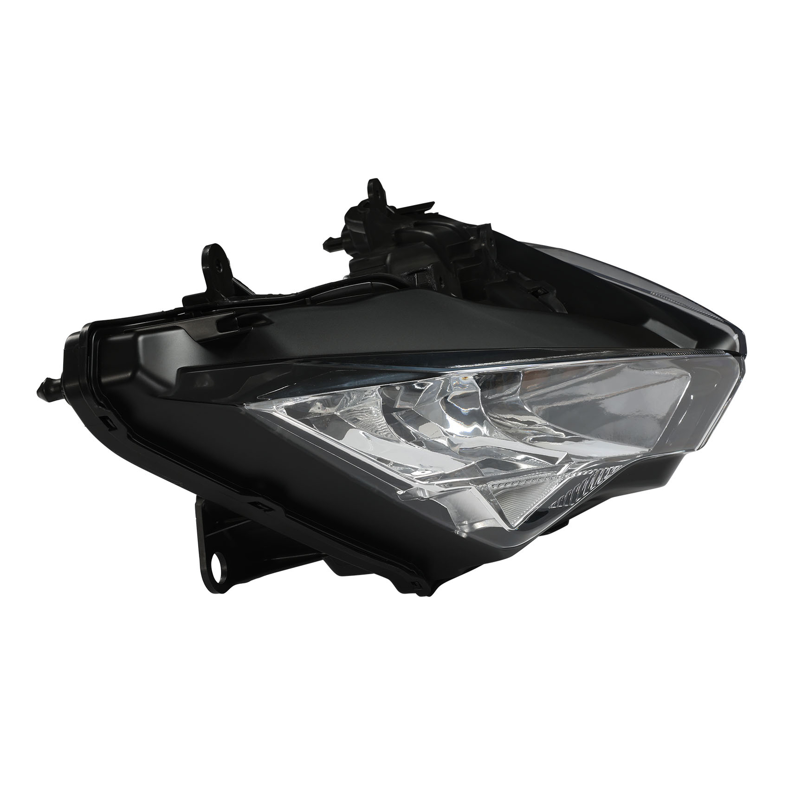 LED Headlight Assembly Stay Fairing Bracket Fit For Kawasaki Ninja 400 2018-2023