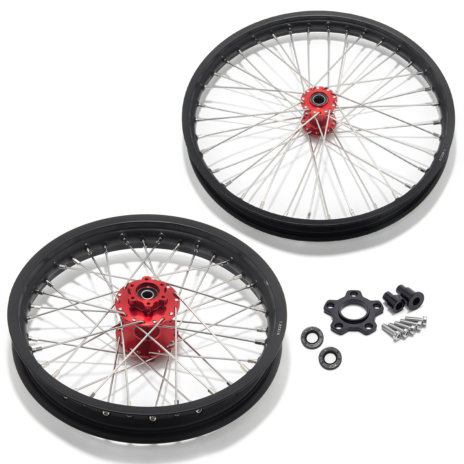 Spoked Front Rear Wheel Set 19″x1.4″+ 16″x1.85″ For Beta Explorer For Apollo RFN