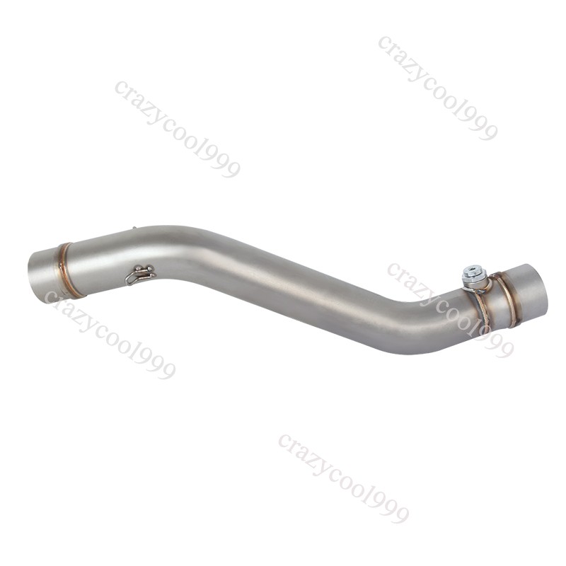 For Kawasaki Ninja ZX6R 2024-2025 Exhaust System Mid Link Pipe Slip On 51mm Tips