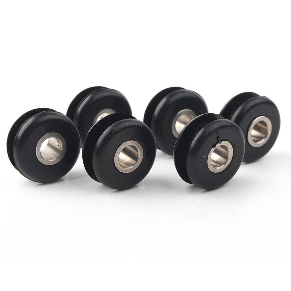 For Softail Fat Bob Gas Tank Flat Side Mounting Rubber Bushing Steel Inserts Set
