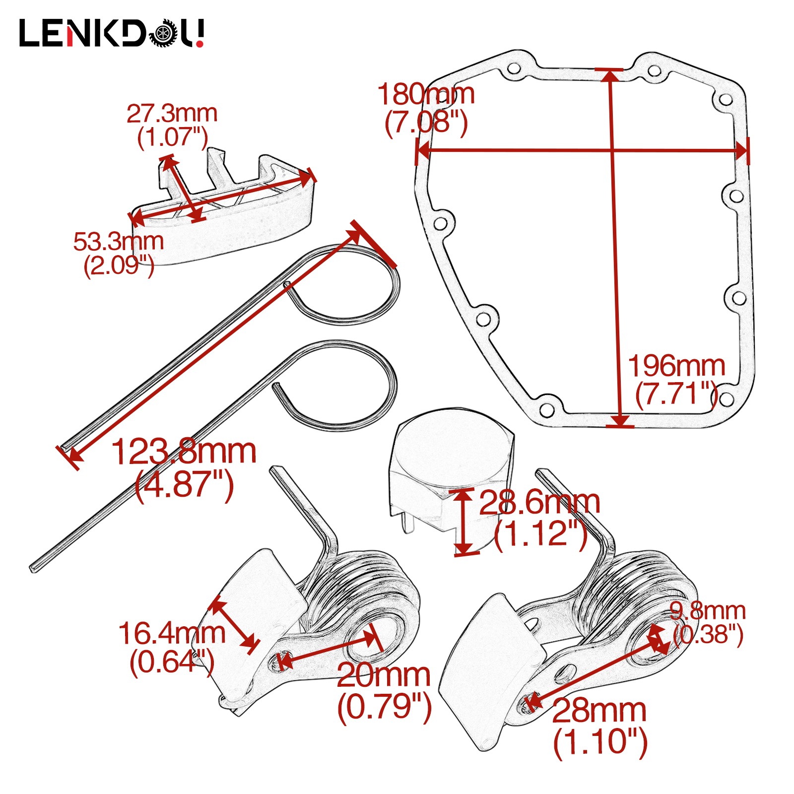 Camshaft Chain Tensioner Unloader Tool Complete Kit For Harley 1999-06 Twin Cam