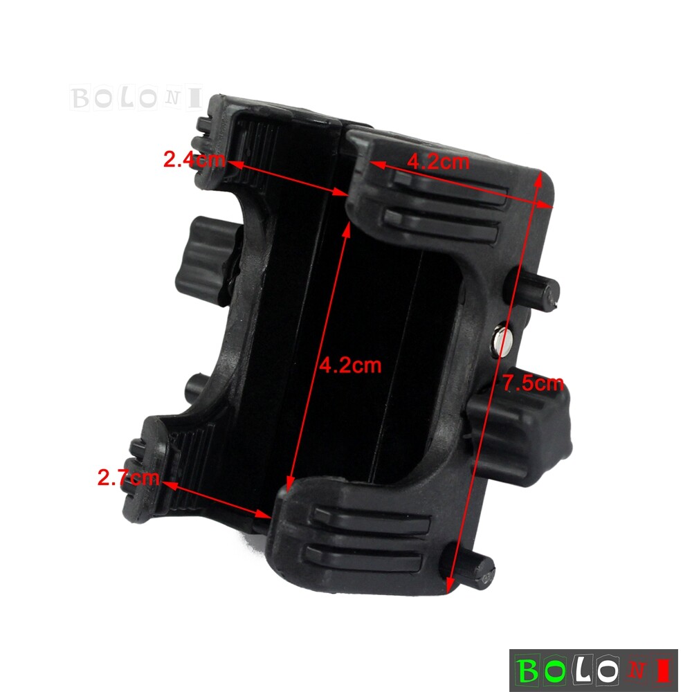 Motorcycle Handlebar Mount Phone Carrier Set For Dyna Softail Sportster 883 1200