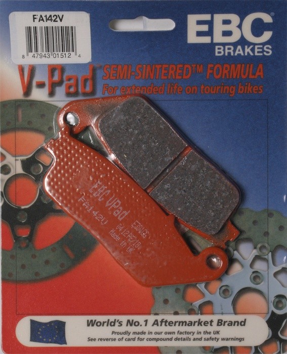 EBC V Semi-Sintered Brake Pads Front #FA142V