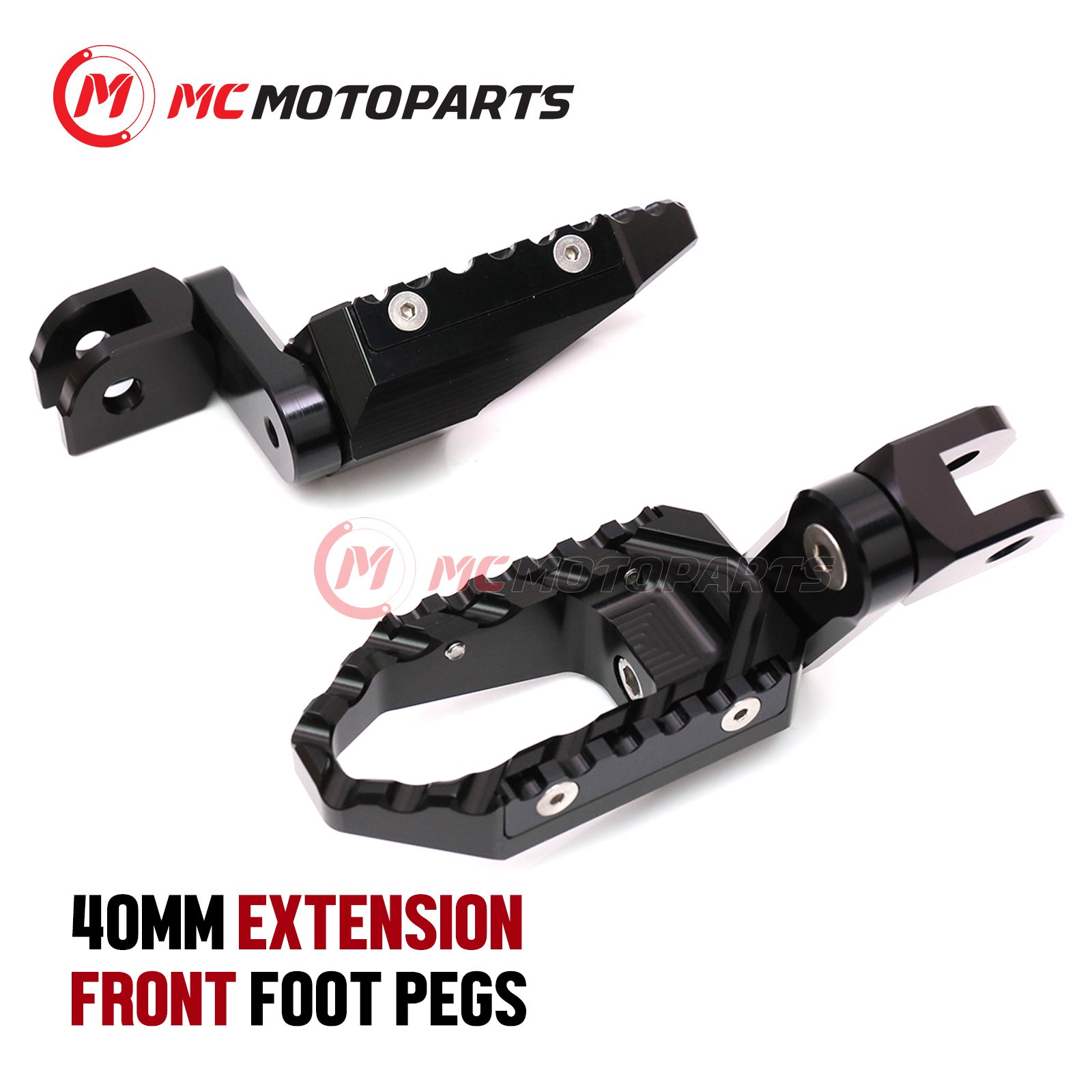 For Ducati Hypermotard 1100 /S/EVO 2008-2014 1.5in Lowering Rider Wide Foot Pegs
