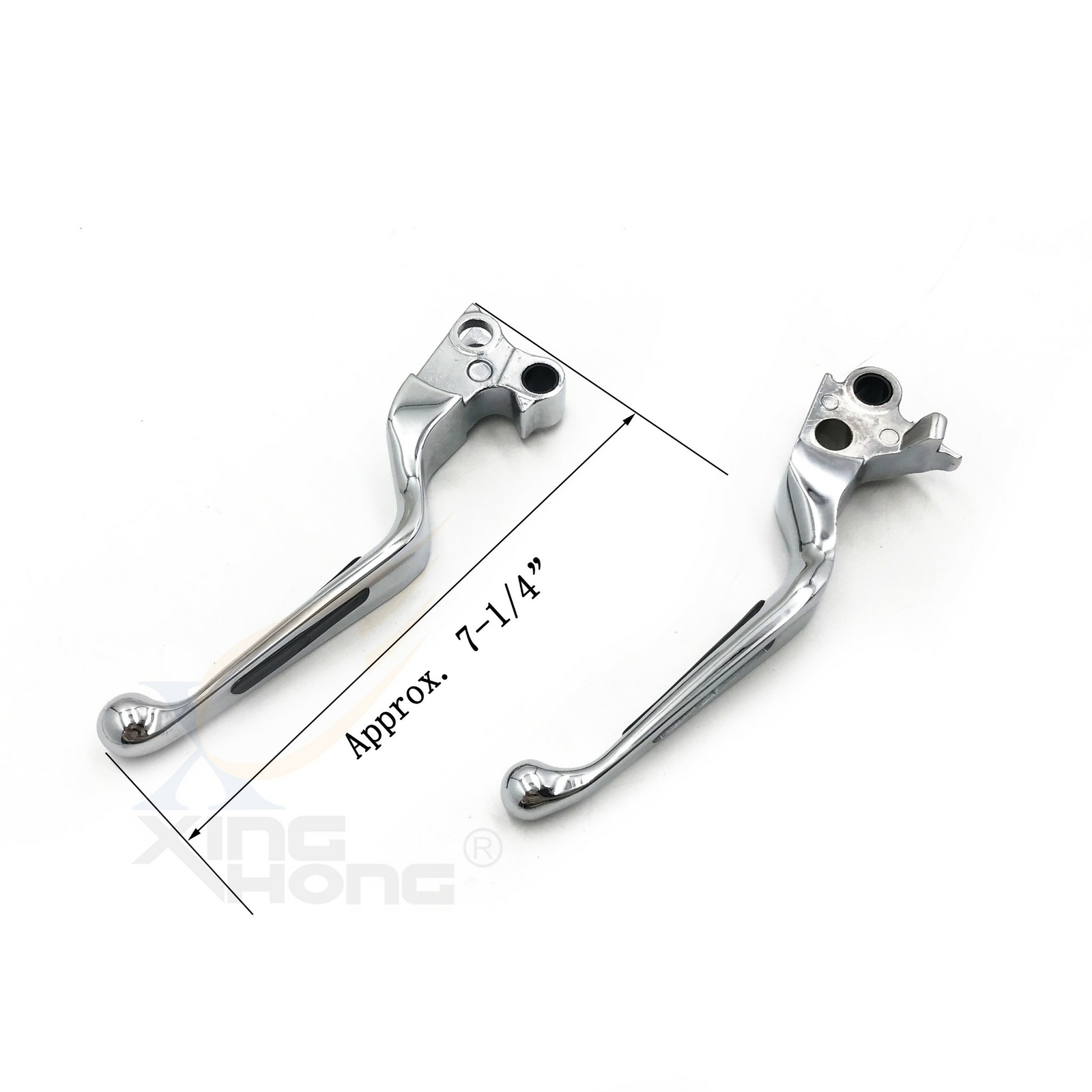 Brake Clutch Hand Lever For Harley XL Dyna Touring Softail Rubber Soft Chrome