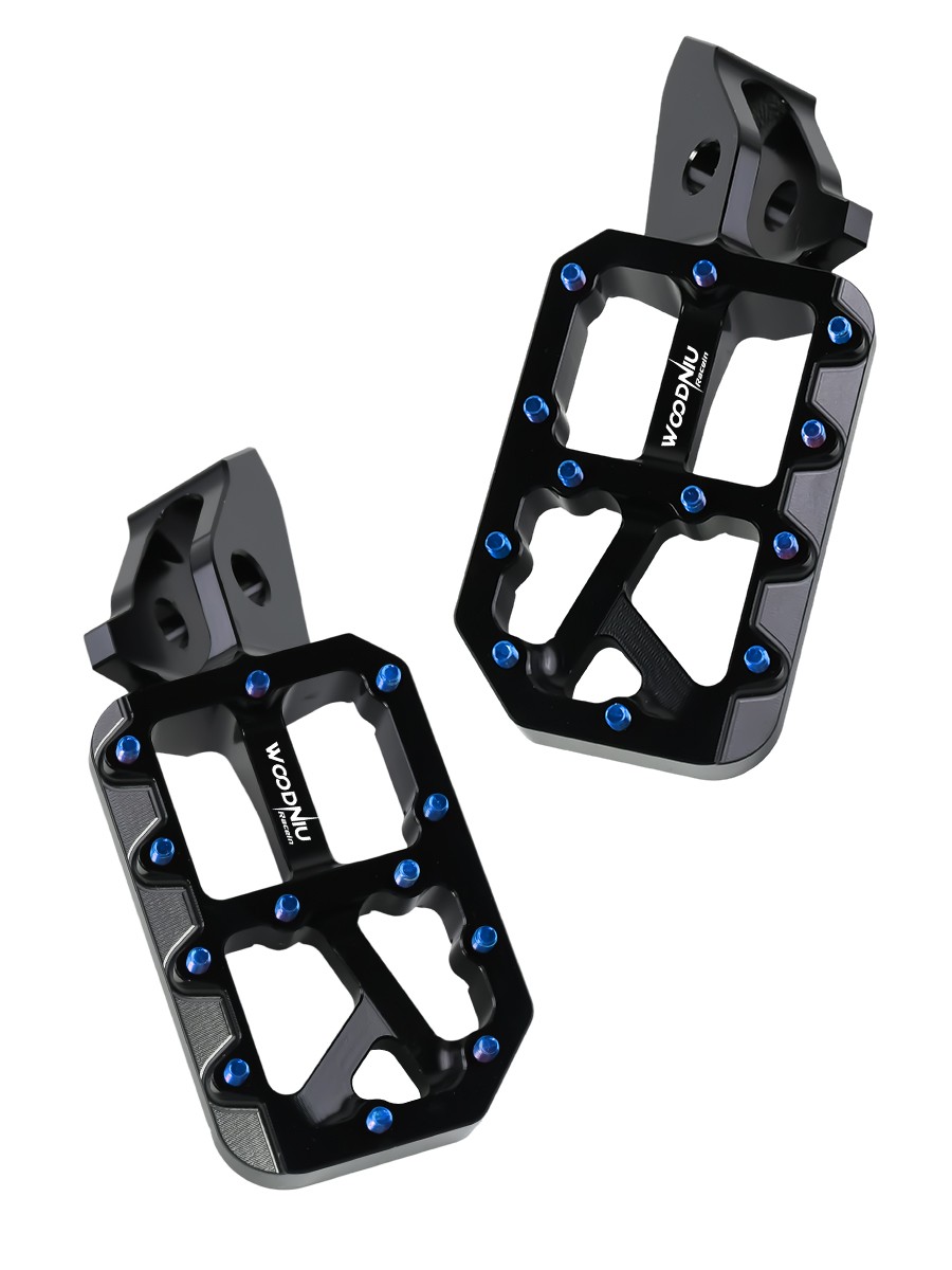 CNC Aluminum Alloy Wider Footpegs Foot Pegs for Surron Ultra Bee Non-slip Spikes