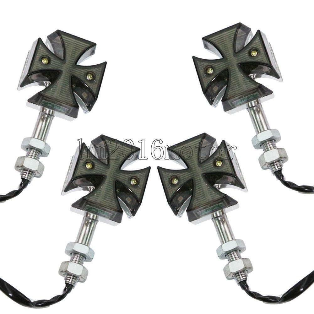 4PCS 2″ Mini aluminum&plastic Light For Harley-Davidson Sportster XL1200 XL883