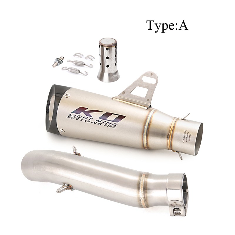 Slip On For Honda CB300R CB250R 2018-2025 CBR300R Exhaust Mid Link Pipe Muffler