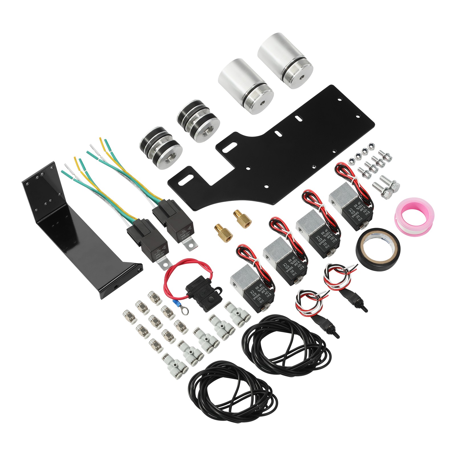 Front Air Ride Shocks Lowering Kit Fit For Harley Touring Electra Glide 14-24
