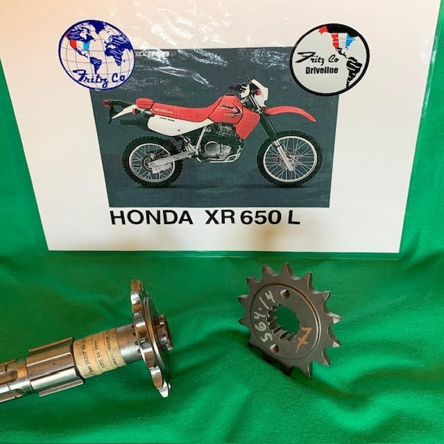 Honda XR650L 14T DOUPLE LIFE MAX CONTACT FRITZCO FRONT SPROCKET