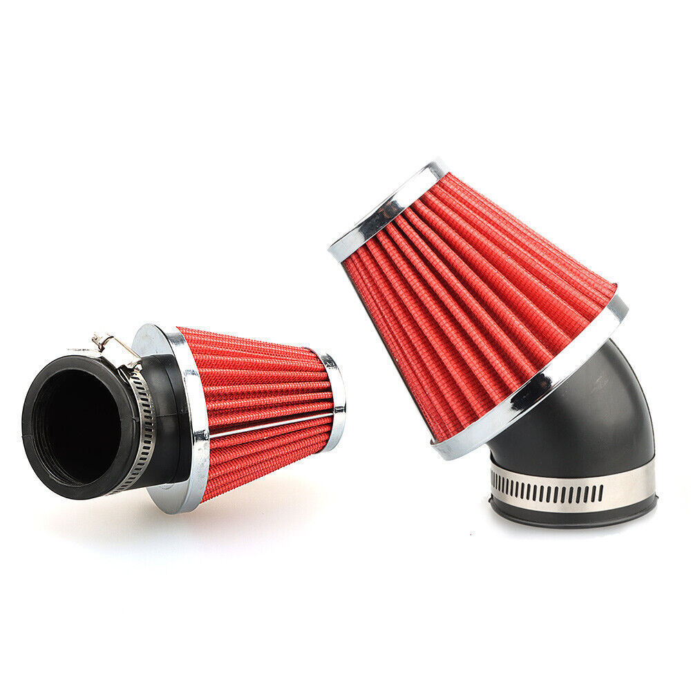 NIBBI 42mm Air Filter Fits Honda Kawasaki Yamaha Suzuki Motorcycle Pit Bike ATV
