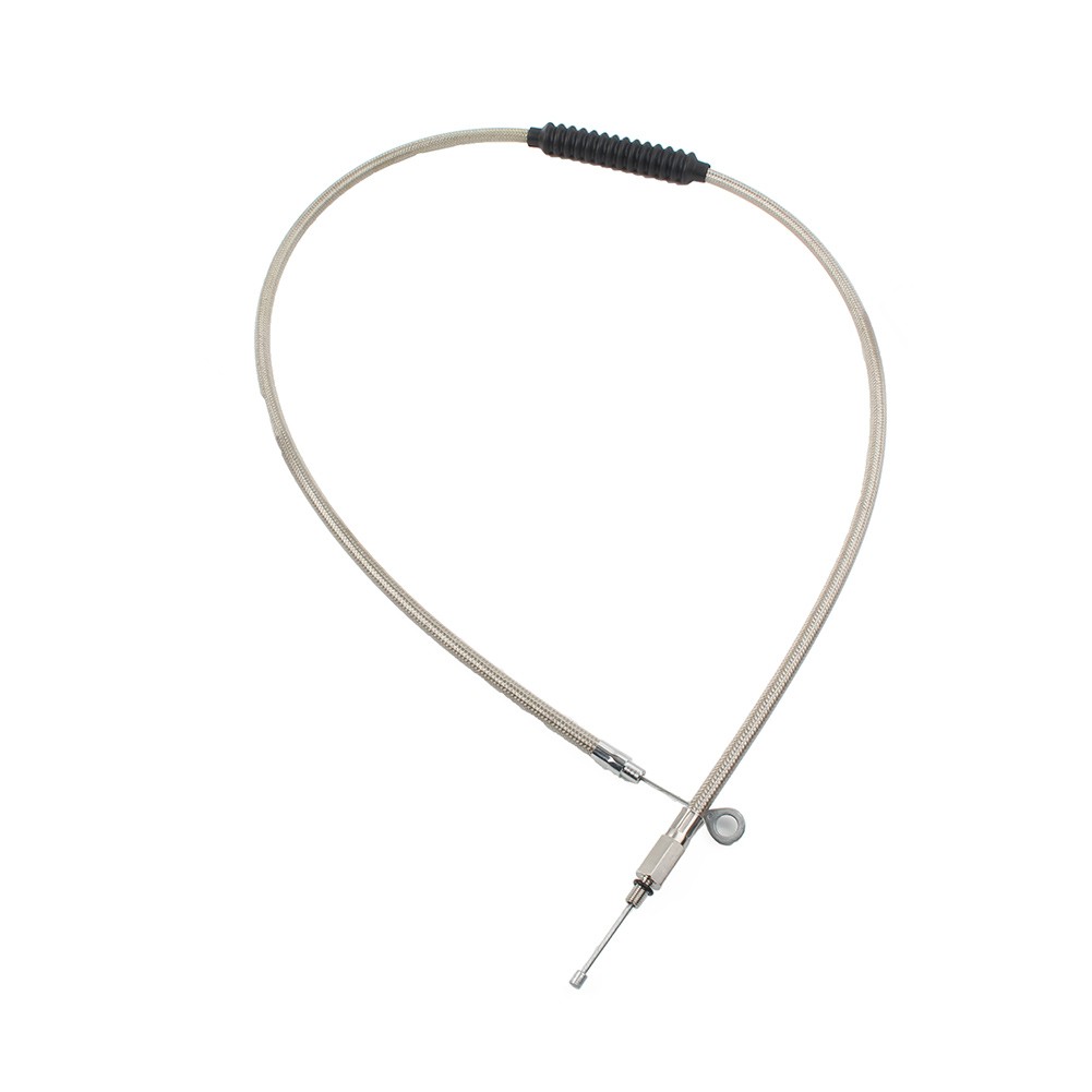 New Stainless Clutch Cable For Harley Dyna FXDWG Softail Fatboy FLSTF Road Glide