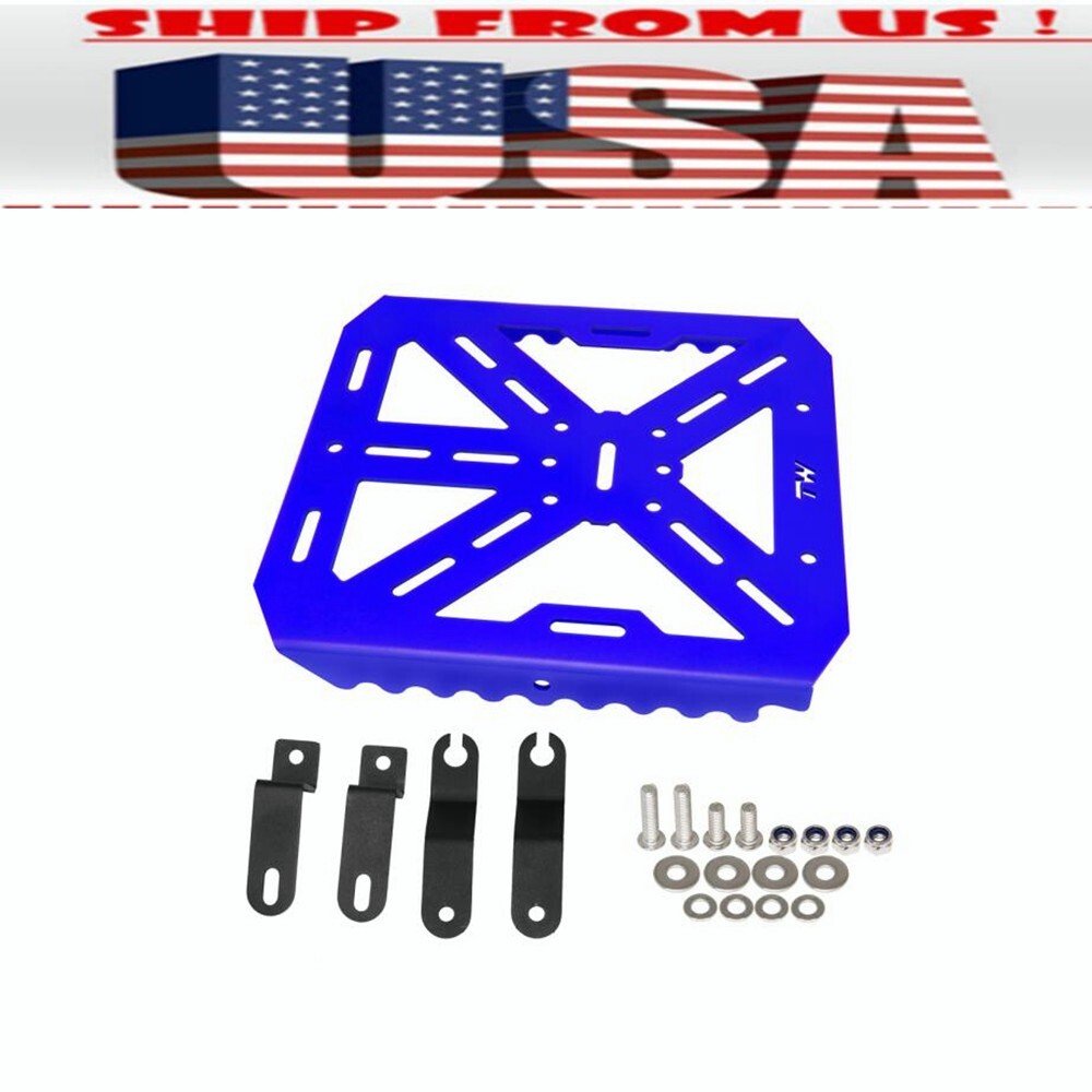 US Blue Rear Luggage Top Tail Rack Carrier For YAMAHA TW200 TW 200 1990-2022