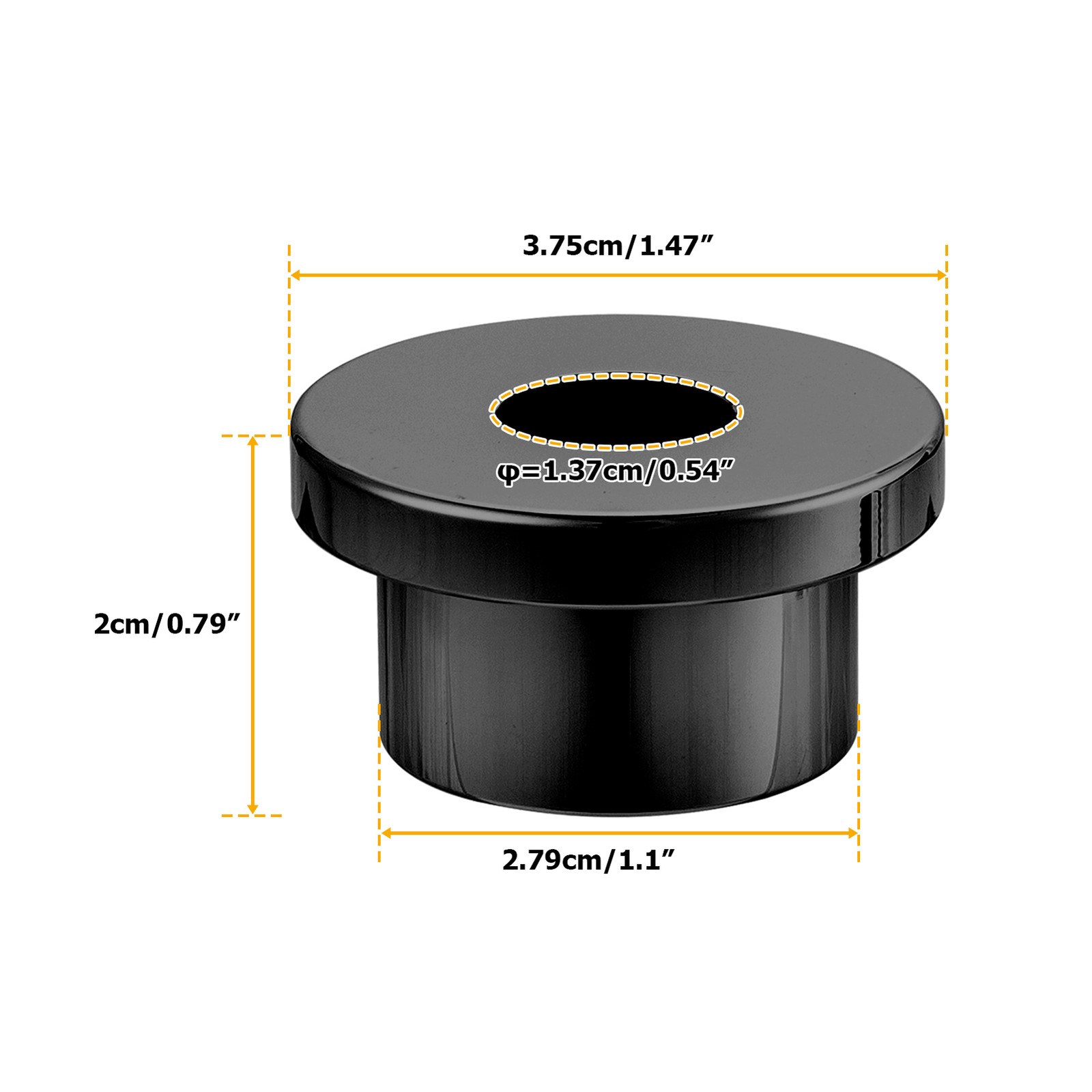 CNC Solid Billet Handlebar Riser Bushings For Harley SPORTSTER SOFTAIL SLIM DYNA