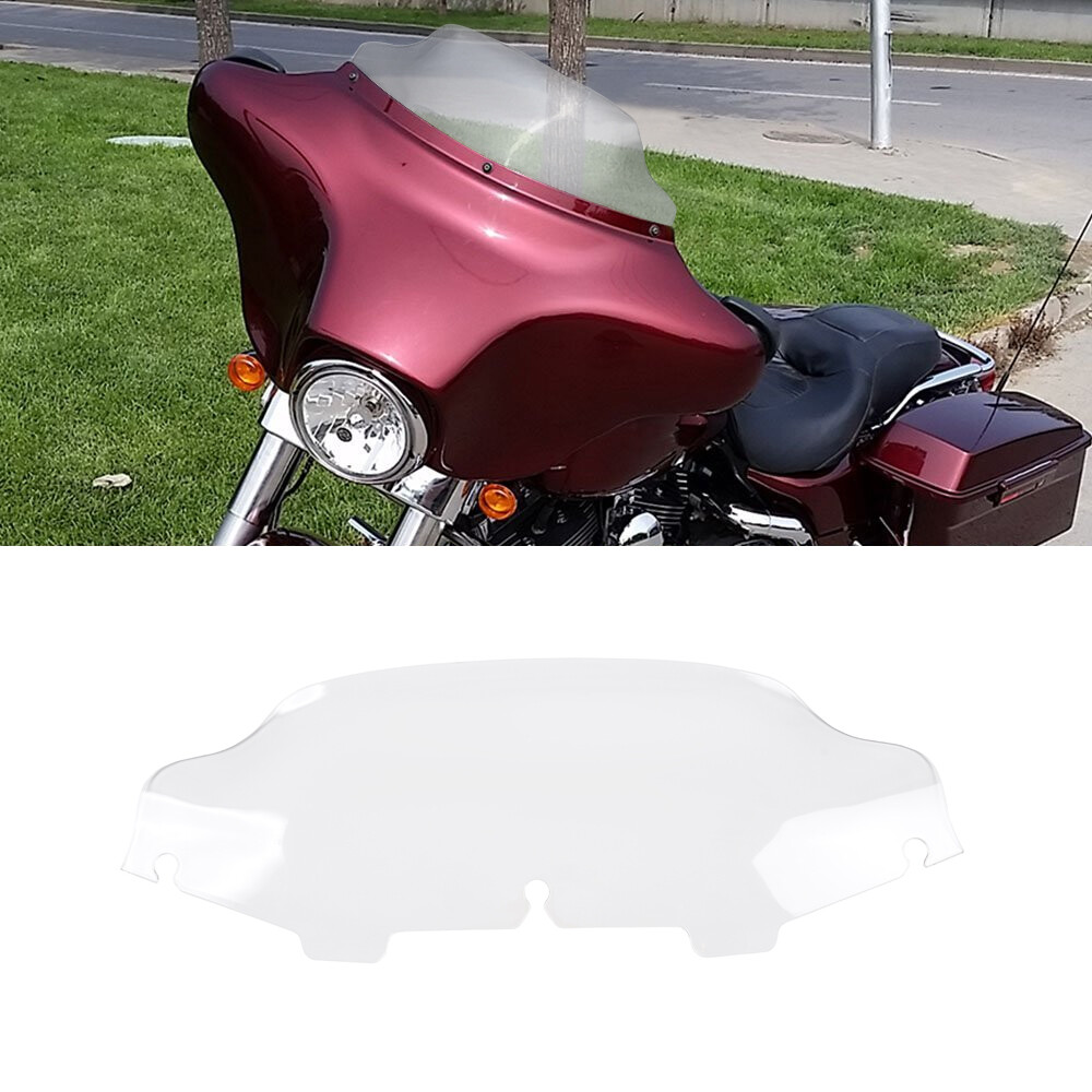 6 inch Windshield for Harley Electra Street Glide 1996-2013 Wave Windscreen