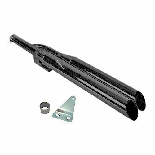“Fit For Royal Enfield -Bike Double Barrel Exhaust Silencer Dual Double Pipe”