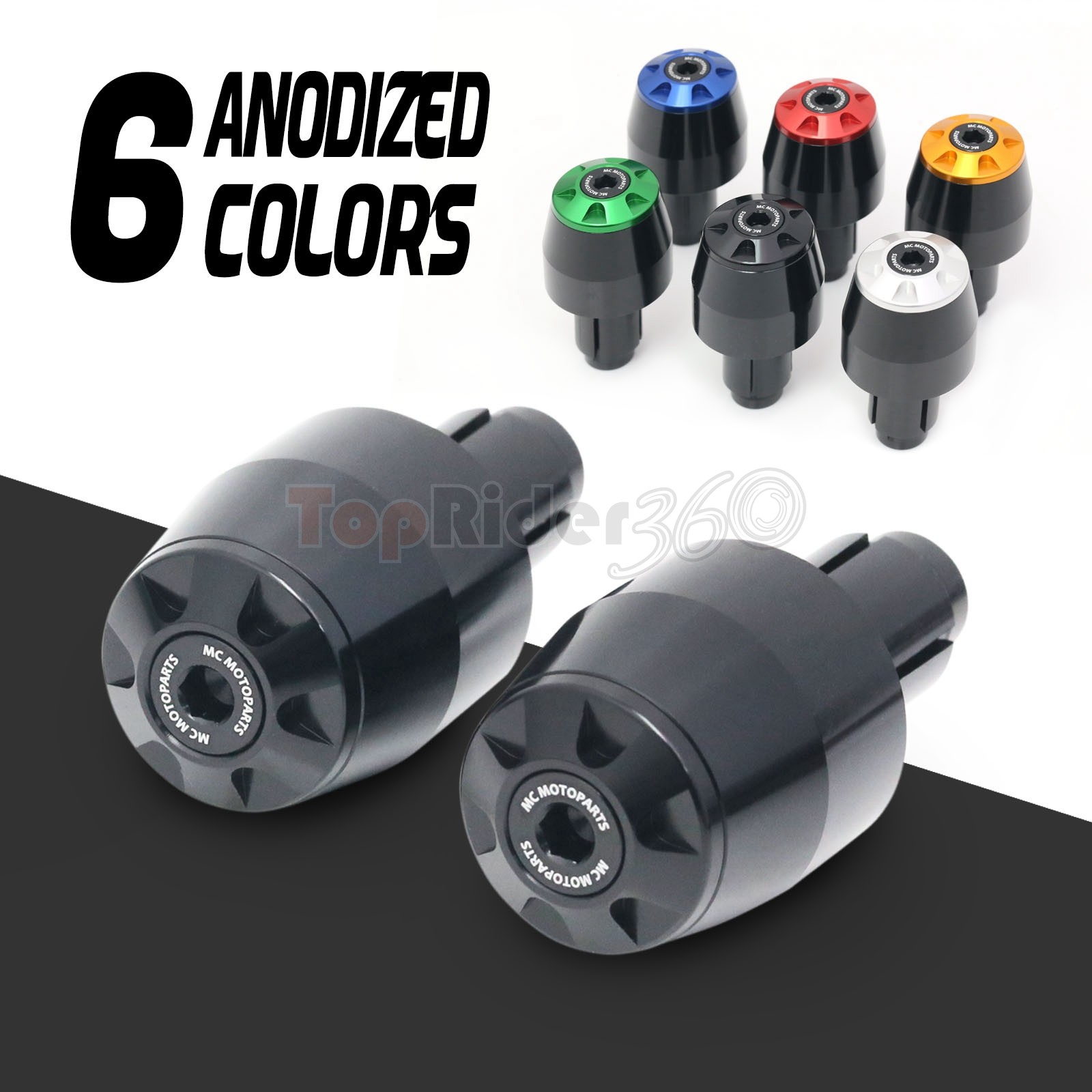 BLACK CNC Bar End Sliders STORM For Ducati XDiavel S 16-20 19 18 17