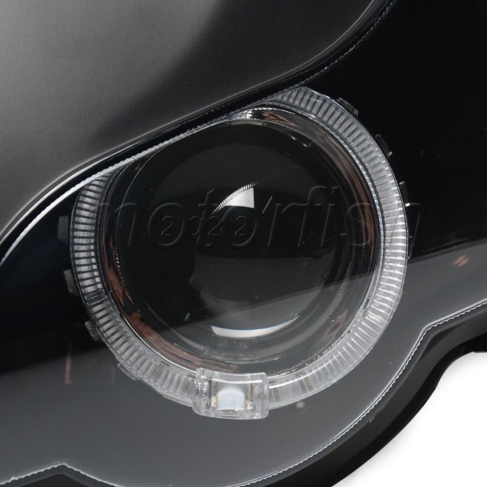 Projector Headlight White Halo Red Demon Eyes Fits for Honda CBR1000RR 2008-2011