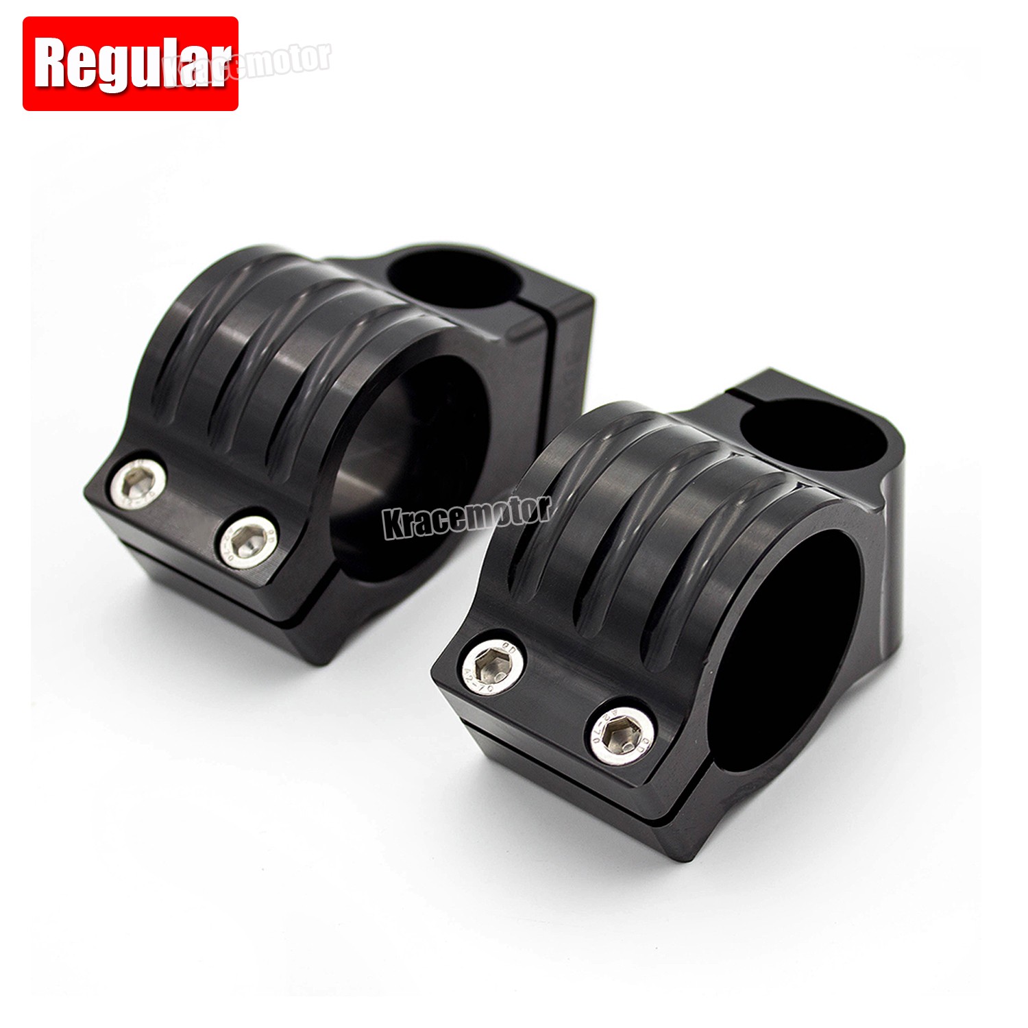 31-55mm Motorcycle Clip-Ons Handlebar Handle Bar Heads Mounts Mounting Clamps US