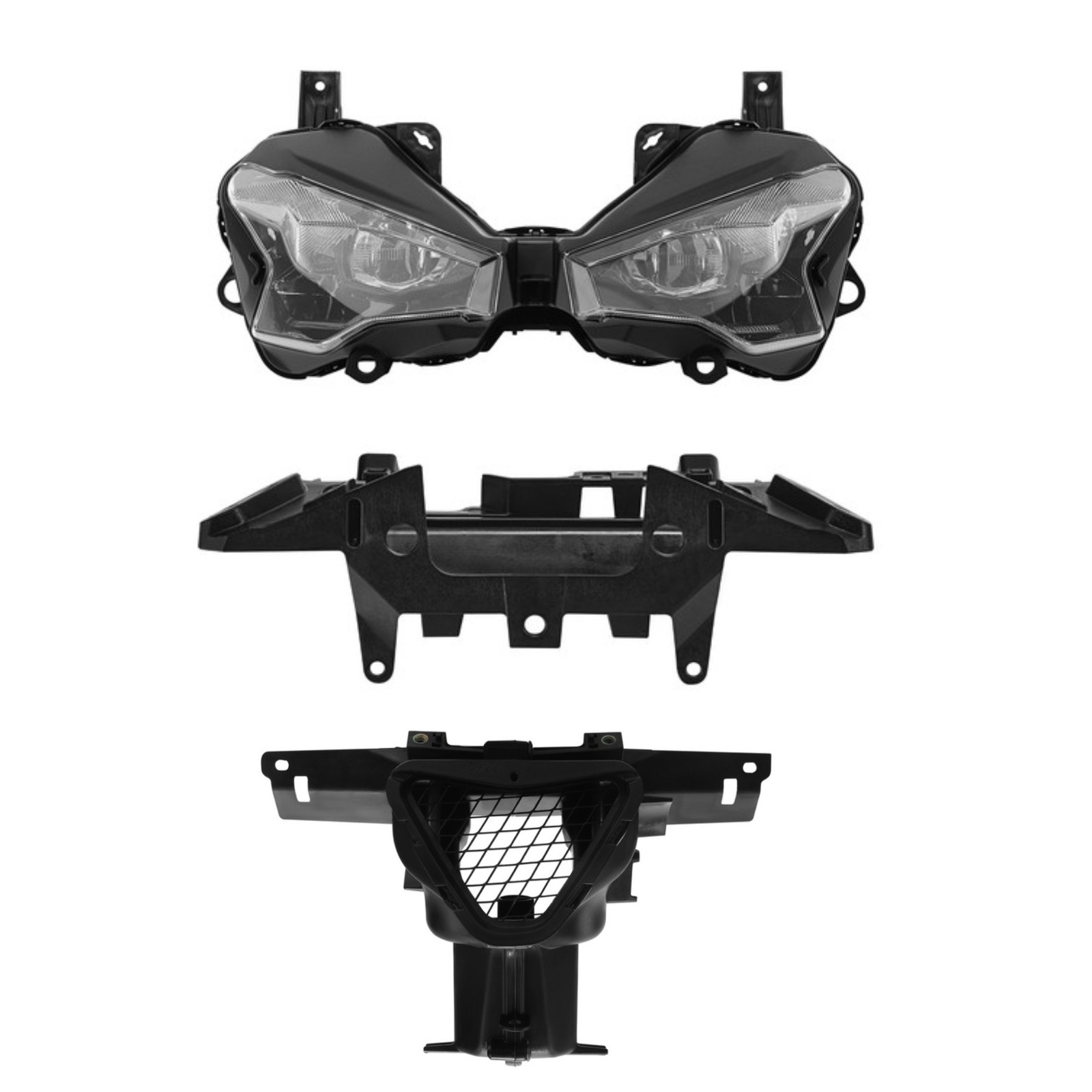Headlight Fairing Stay Bracket Ram Air Duct Fit For Kawasaki Ninja ZX6R 2024-25