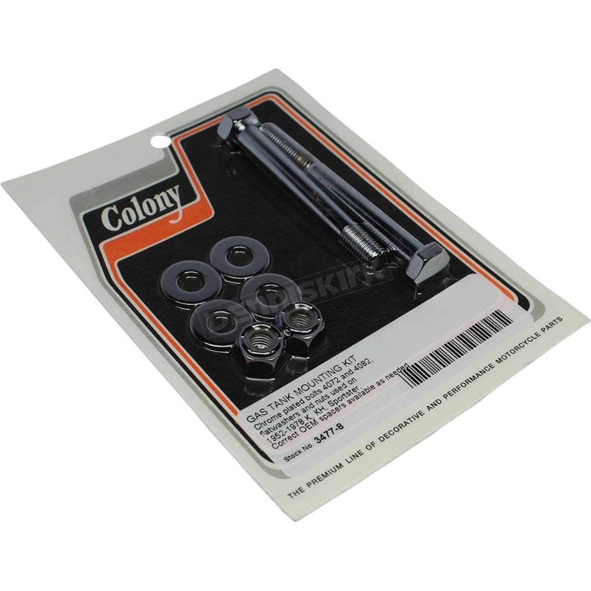 Colony Chrome Plated Gas Tank Bolt Kit – 3477-8