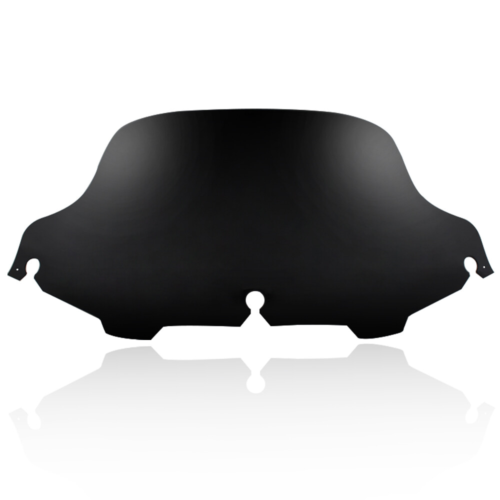 8” Motorcycle Wave Windshield For Harley Touring Street Electra Glide FLH 96-13