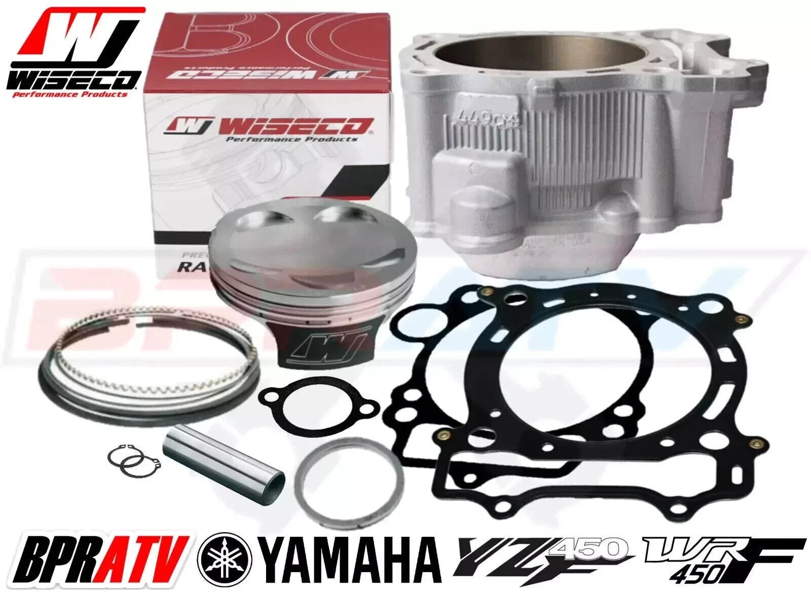 NEW Yamaha YZ450F WR450F Top End Rebuild Kit 95mm Cylinder Wiseco Wossner Piston