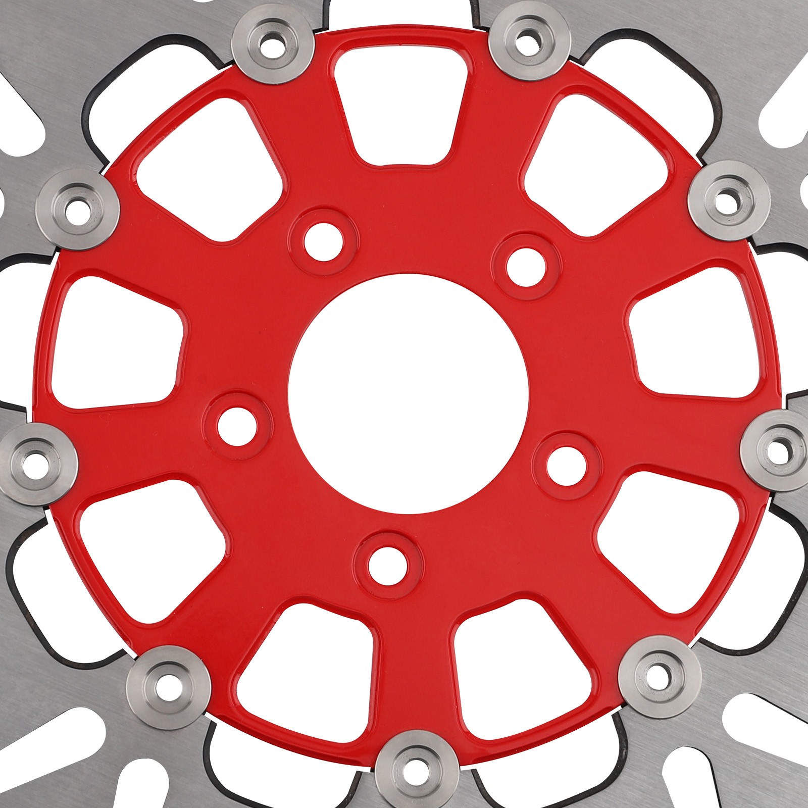 11.8in Front Floating Brake Rotors for Harley-Davidson Touring Softail Dyna Red