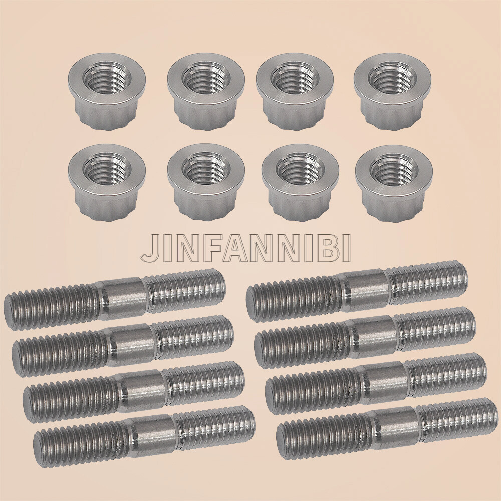 Exhaust Studs Muffler Bolts Nuts Gasket Kit for Yamaha YZF R6 YZF R6S 2006-2020