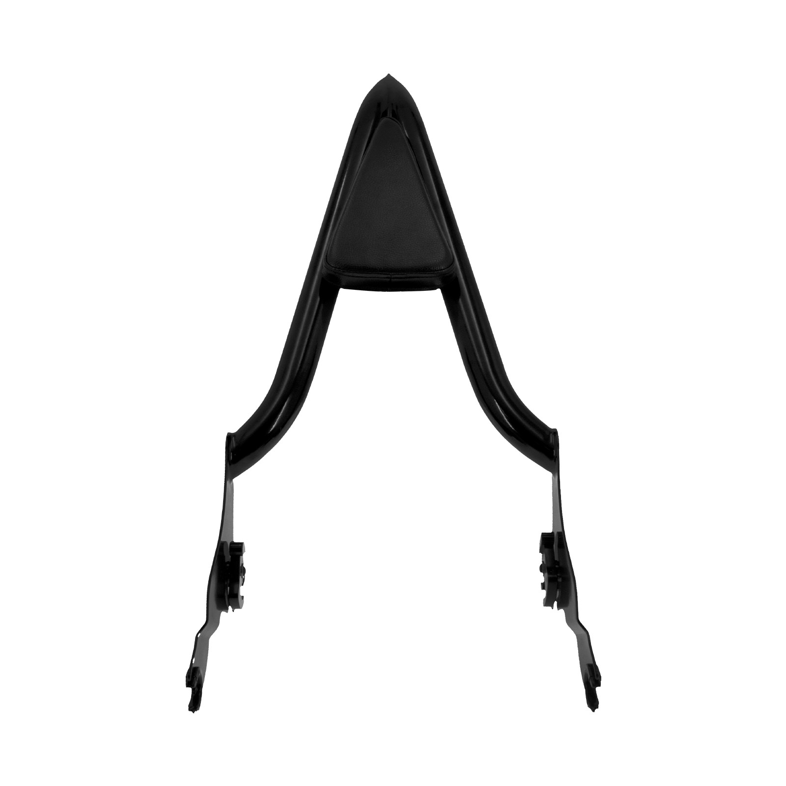 26”Detachable Rear Passenger Backrest Sissy Bar Triangle Pad Fit For Harley FLH