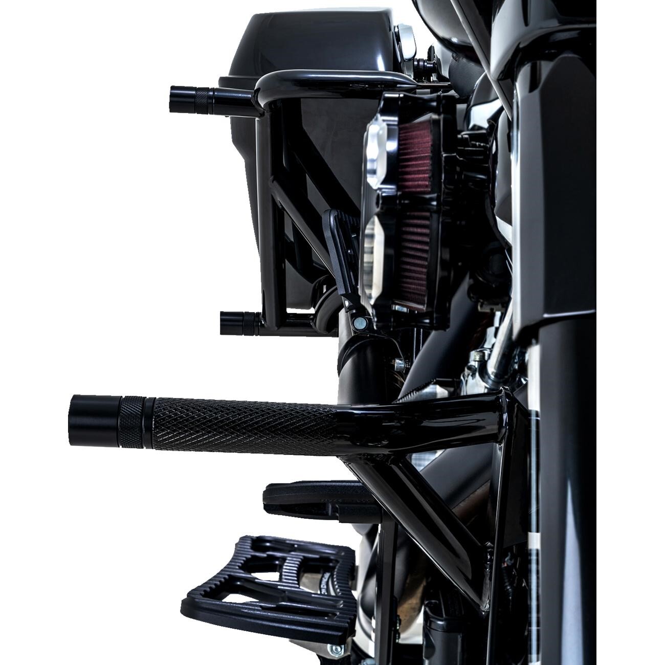 14-24 for Harley FLHP BURLY BRAND Front Brawler Kit Sub Assembly Black Touring