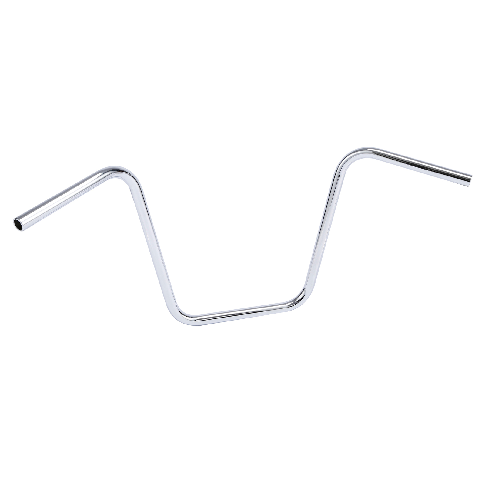 Chrome 1″ Ape Hanger Handlebars 16” rise, 34.5” width, 8” center Fits For Harley