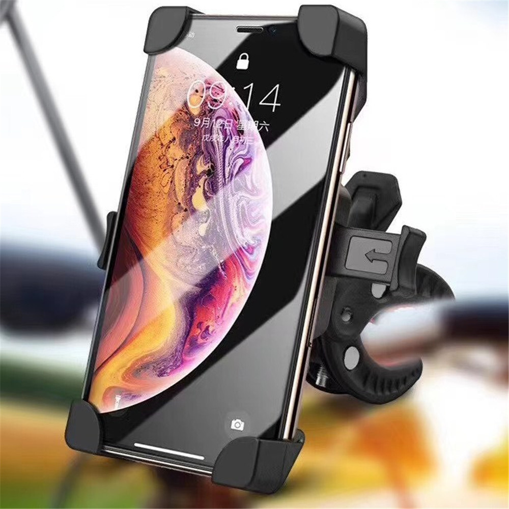 Universal Motorcycle Bike Bicycle Scooter Handlebar Cell Phone Holder Mount GPS