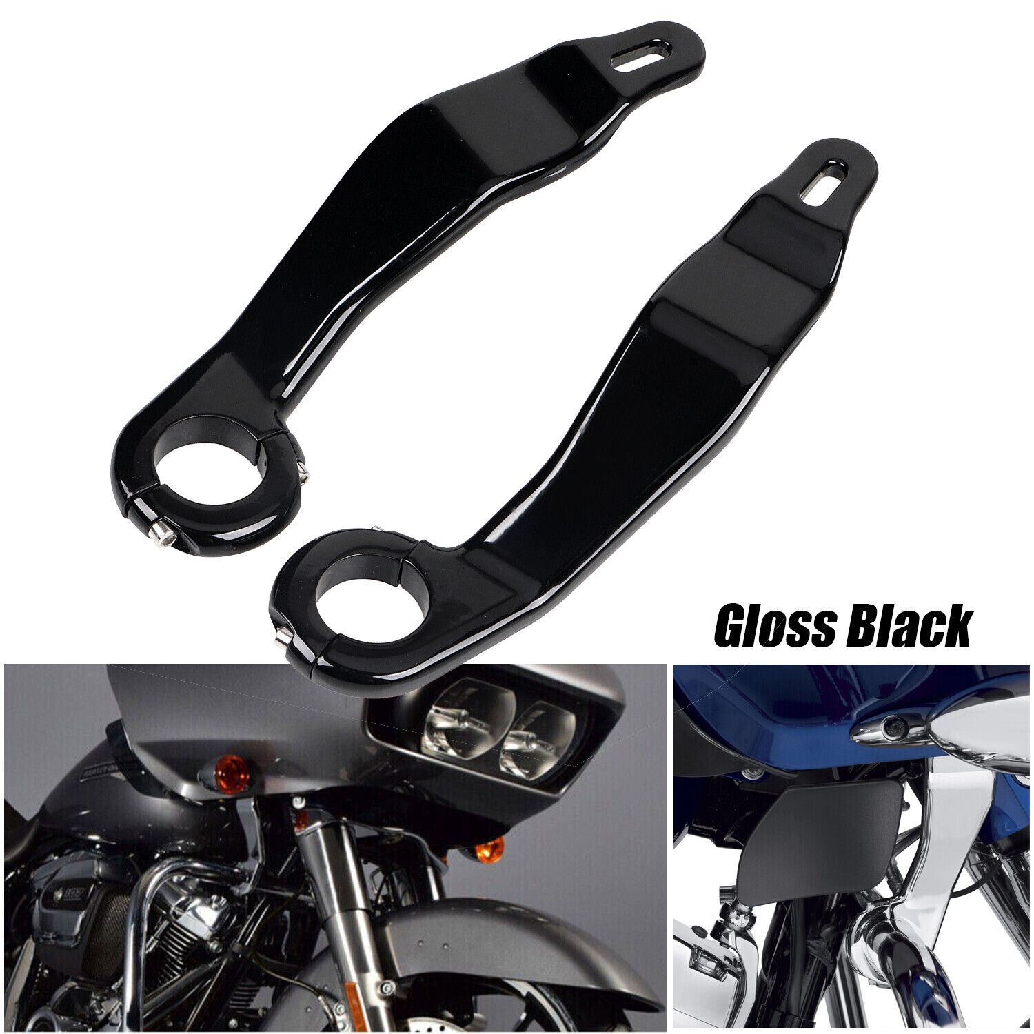 Zinc Alloy Fairing Support Bracket Mount For Harley Road Glide FLTRX FLTRU 15-23