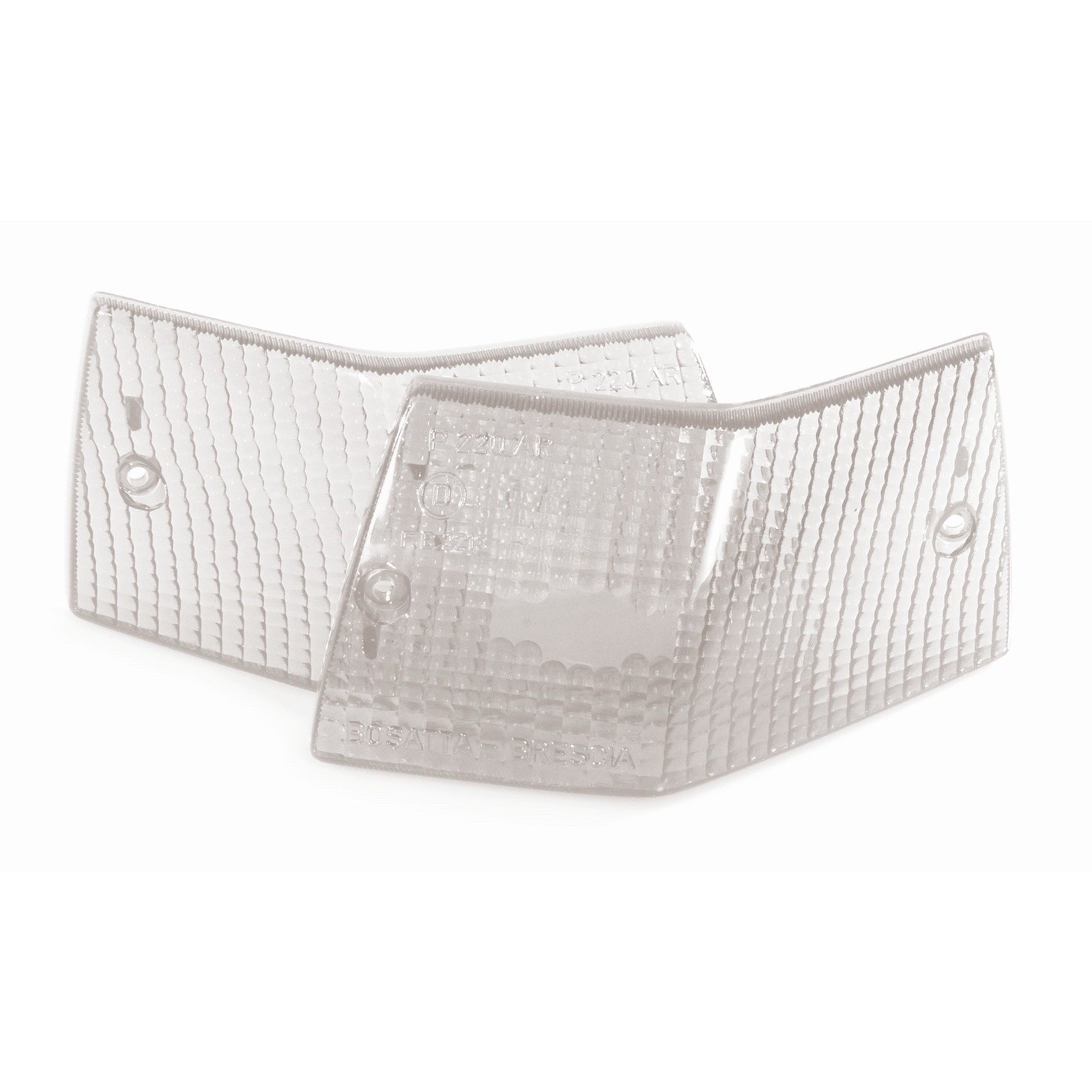 VESPA PX 125 150 200 1977 TO 2016 BOSATTA WHITE REAR INDICATOR LENSES