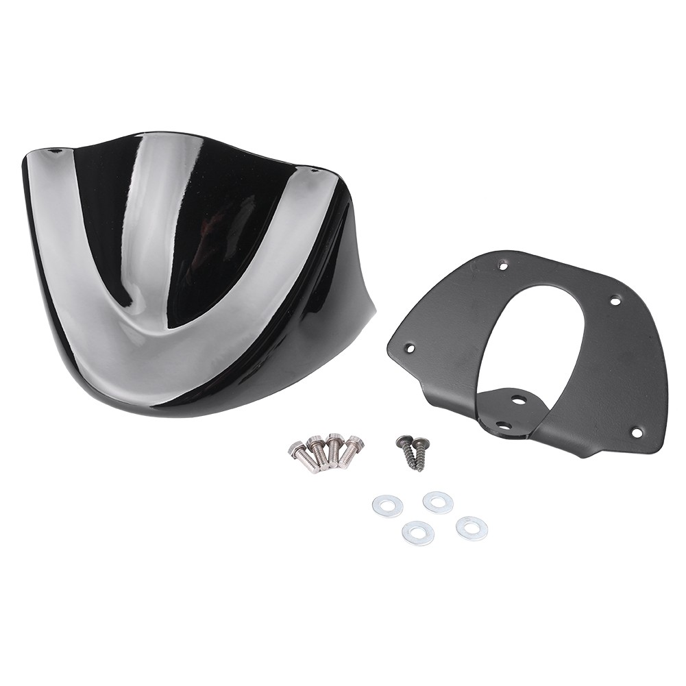 1 set Gloss Black Front Bottom Fender For Harley Dyna 2006-2017 Except FLD