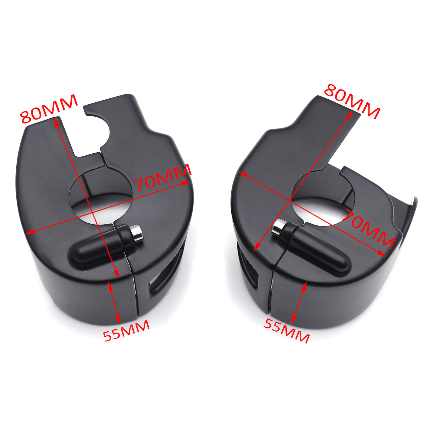 Black Switch Housing Cover For Yamaha V-Star XVS 650 Classic Kawasaki Vulcan 160