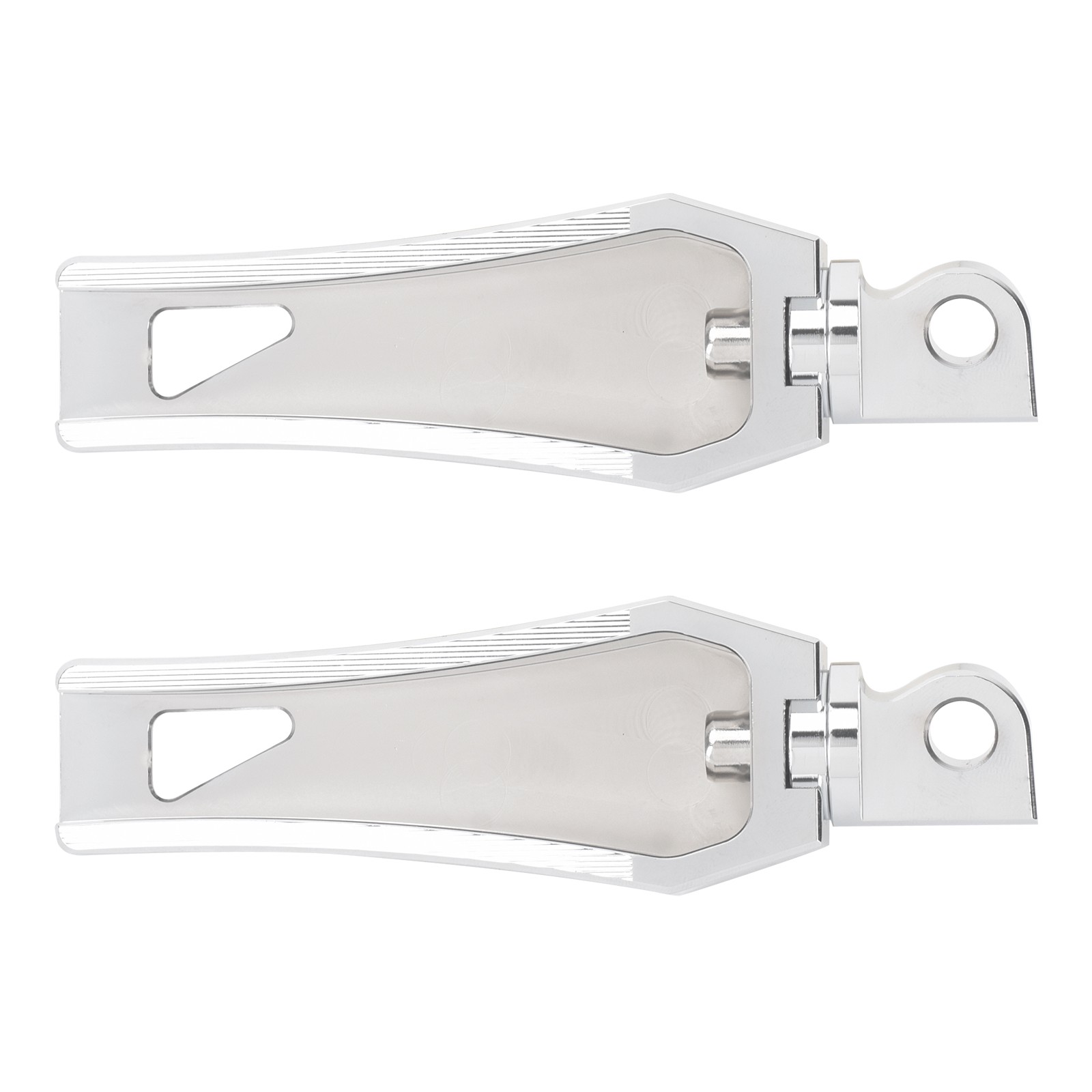 Chrome Rear Foot Peg Foot Rests For Harley Touring Electra Glide Dyna Wide Glide