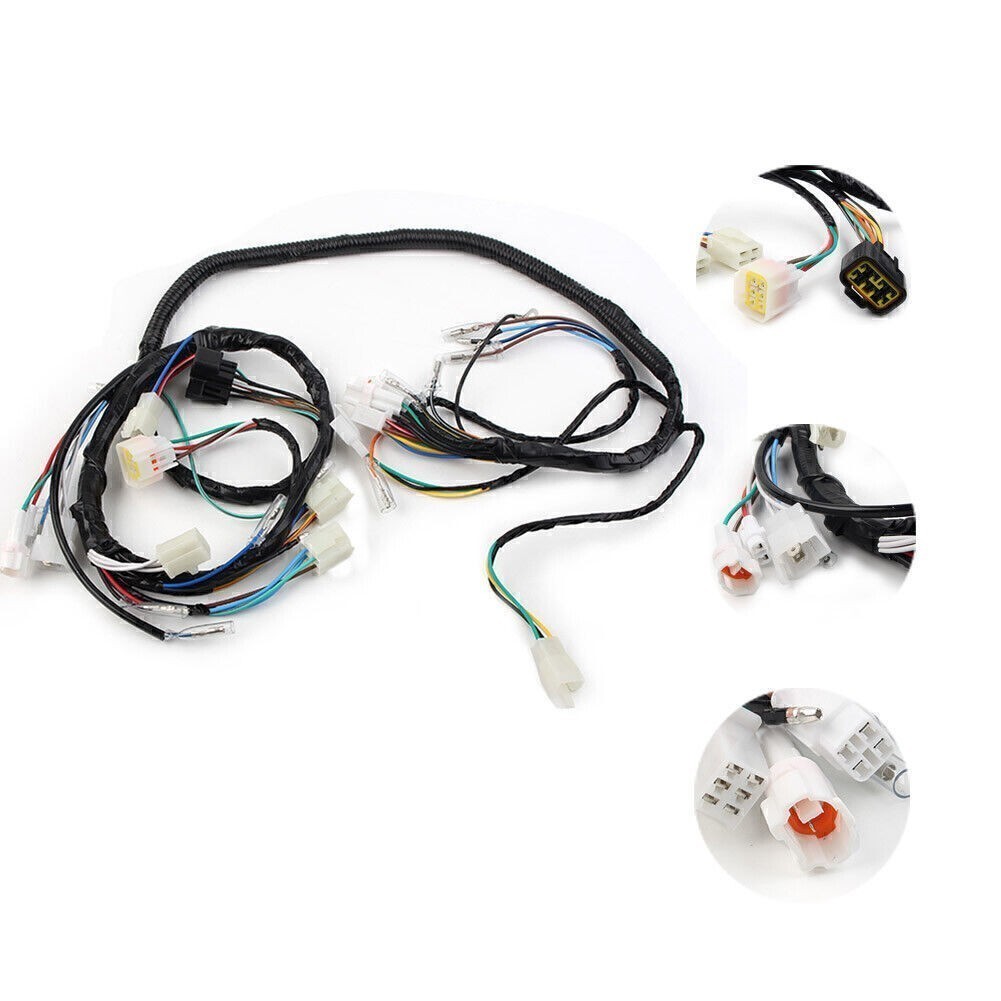 Wire Harness Assy For Yamaha ATV Warrior 350 YFM350X 1997 1998 1999 2000 2001
