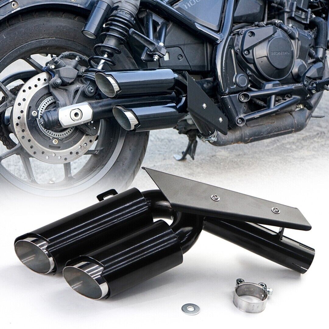 FOR HONDA REBEL CMX 1100 2021-2025 DUAL EXHAUST SYSTEM STAINLESS MUFFLER PIPE
