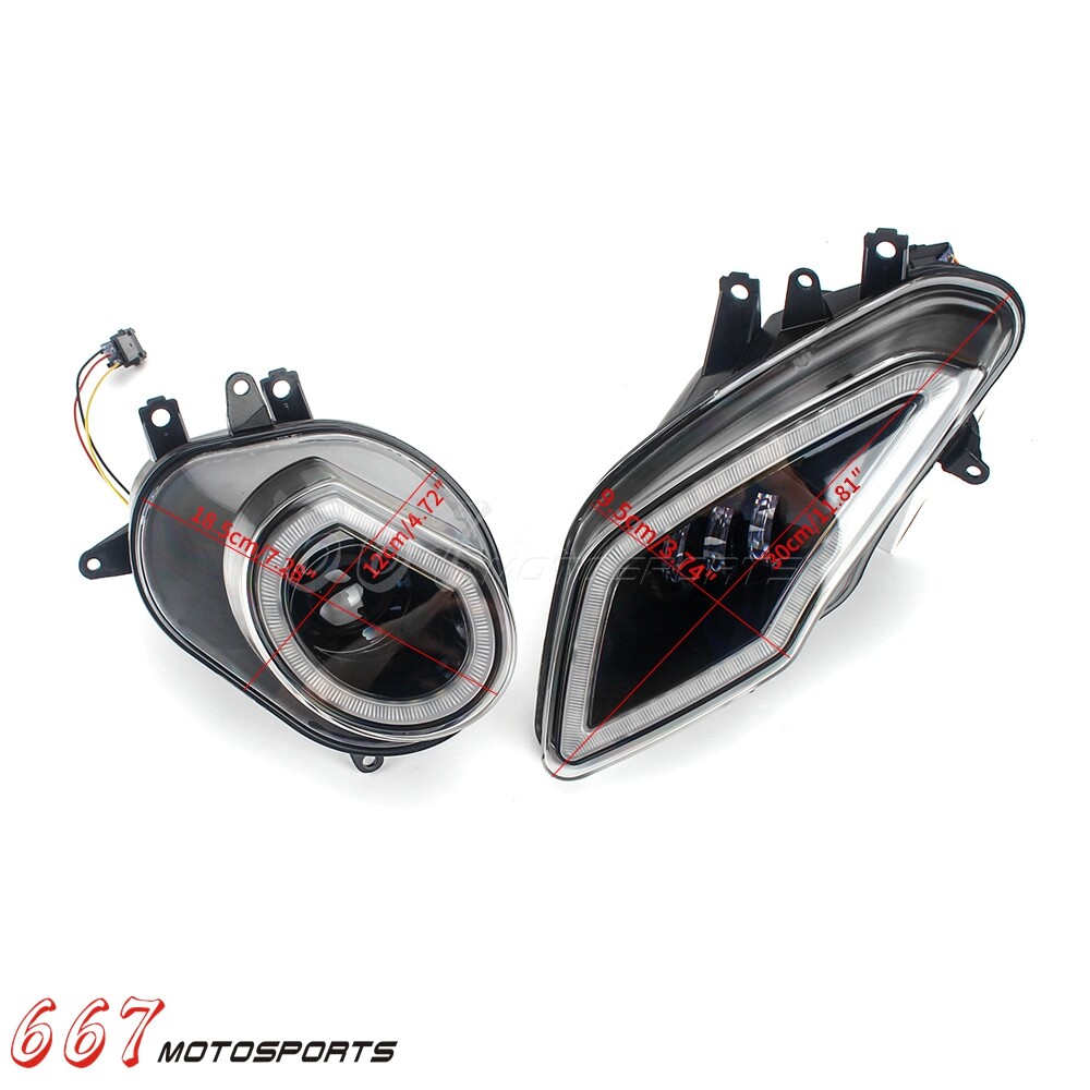 New Brighter Motorcycle LED Headlight Assembly w/ DRL For BMW S1000RR 2009-2014