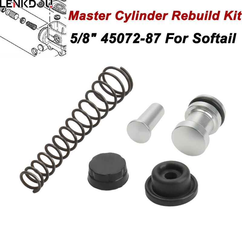 5/8″ Front Master Cylinder Rebuild Kit 45072-87 For Harley Softail FXST Fatboy