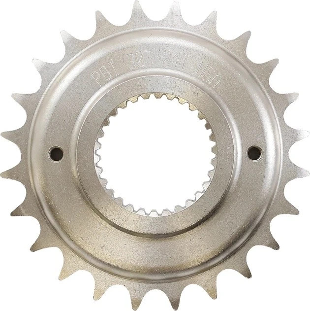 PBI 303-24 Transmission Sprocket Offset .500in 24 Tooth Harley Chain Conversion