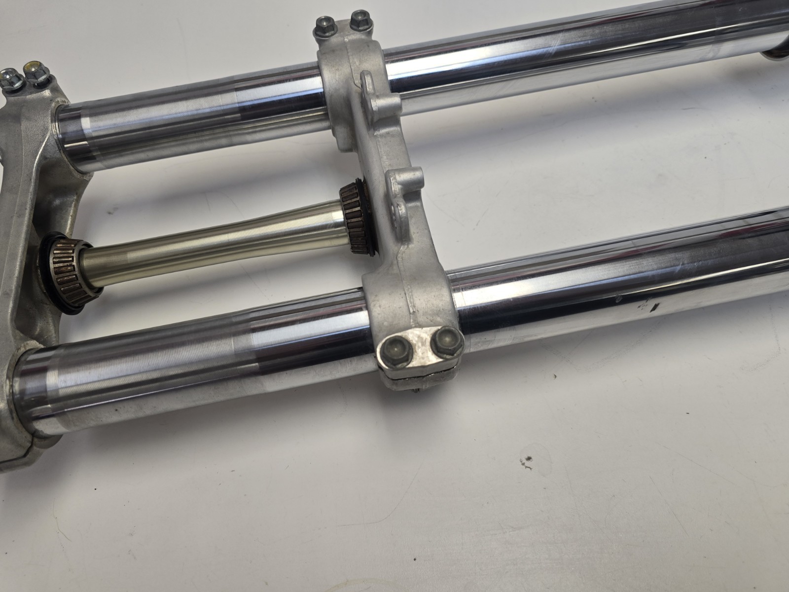 2002 Honda XR650R Front Forks Suspension & Front Axle Front End HM