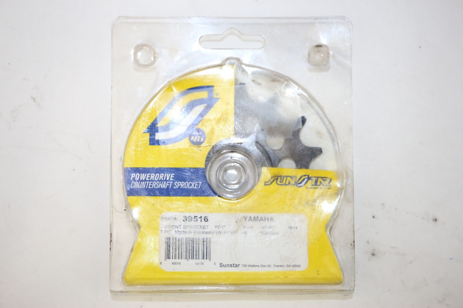 Sunstar – 39516 – Steel Front Sprocket, 16T-Yamaha