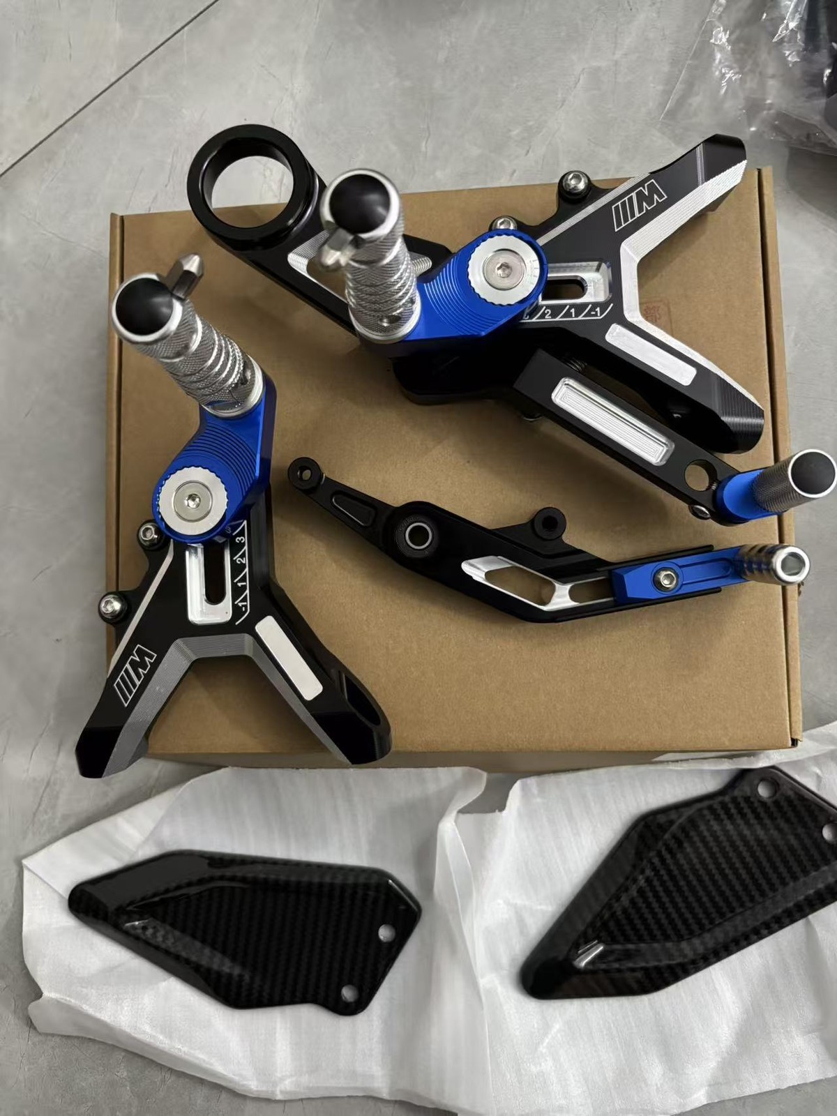 M Rearsets Rider Footpegs 2025 M1000RR Motorrad For BMW S1000RR 2019-2024 NEW