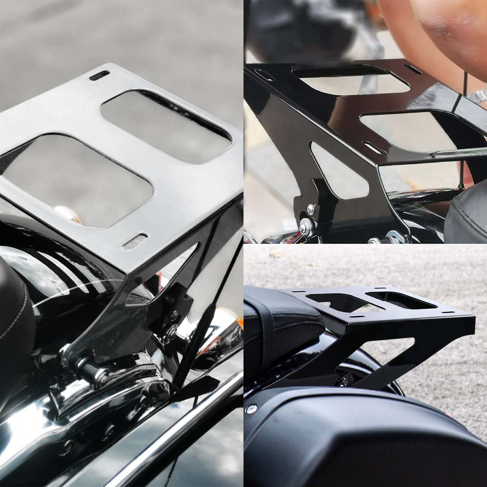 Two-up Tour Pack Pak Mount Luggage Rack Trunk Bracket For Harley Touring 14-22