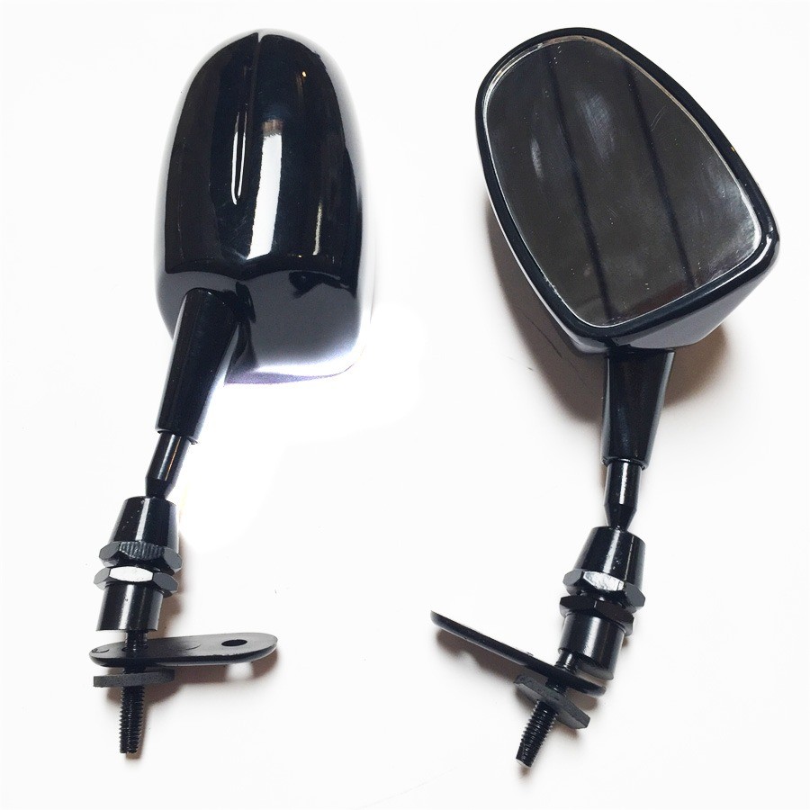 Black Racing mirror for CBR NINJA ZX GSXR Katana HAYABUSA YZF R1 Rearview