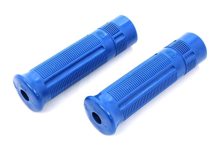 V-Twin 28-0958 Blue Beck Plastic Hand Grip Set for Early Harley